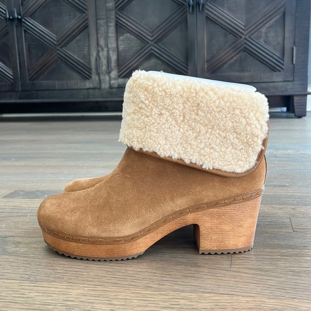 Never used!!! Crown Vintage Sherpa Seloina Bootie - Picture 1 of 7
